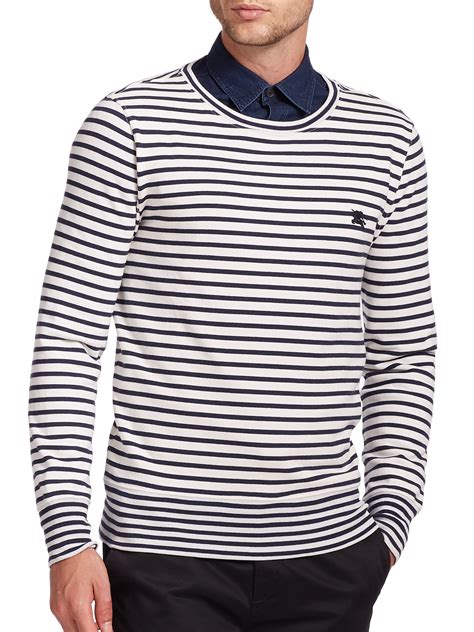 burberry brit striped jumper|Burberry clothing for men.